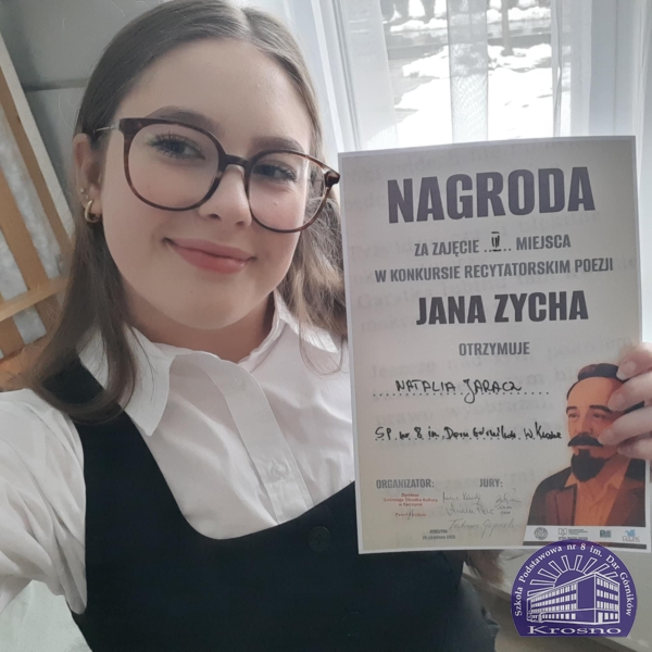 Obrazek wyróźniający wpis Recytatorski sukces Natalii Jaracz