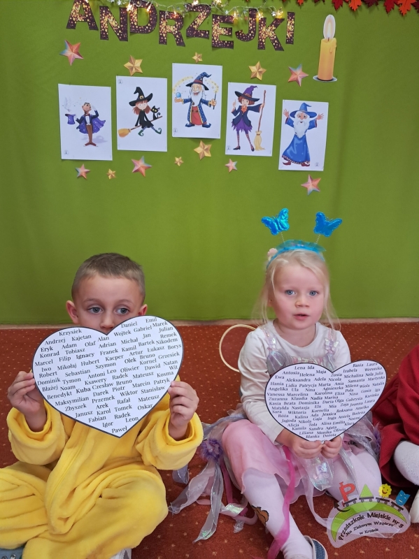 Andrzejki w przedszkolu
