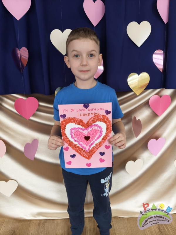 „Valentine's Day Card - Moja kartka walentynkowa”