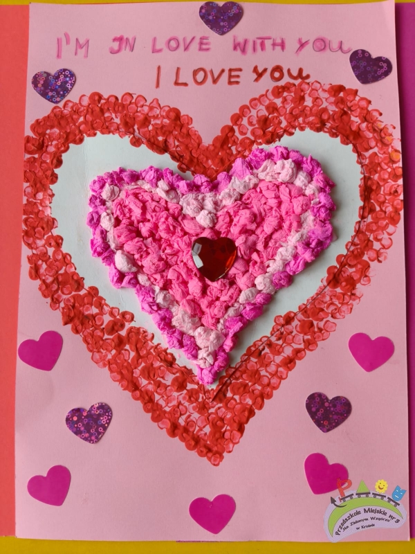 „Valentine's Day Card - Moja kartka walentynkowa”