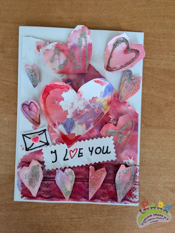 „Valentine's Day Card - Moja kartka walentynkowa”