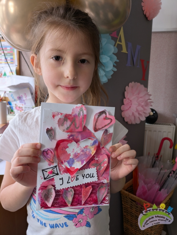 „Valentine's Day Card - Moja kartka walentynkowa”