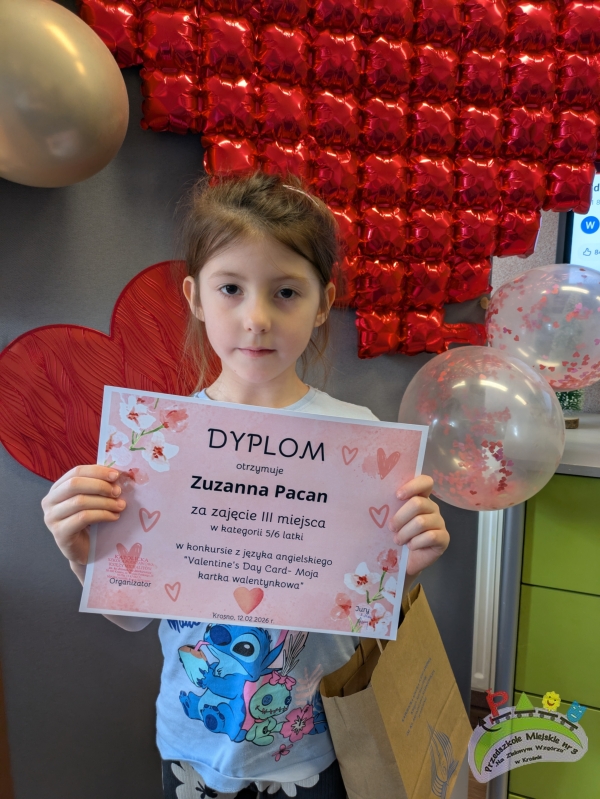 „Valentine's Day Card - Moja kartka walentynkowa”