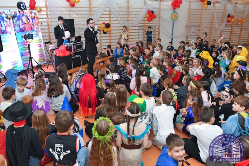 Zabawa karnawałowa w klasach I-III