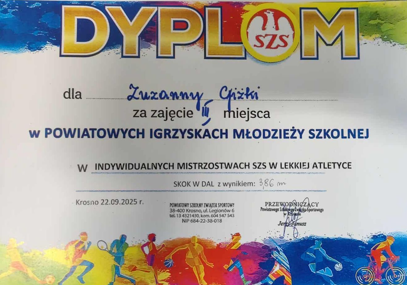 Sukcesy lekkoatletyczne
