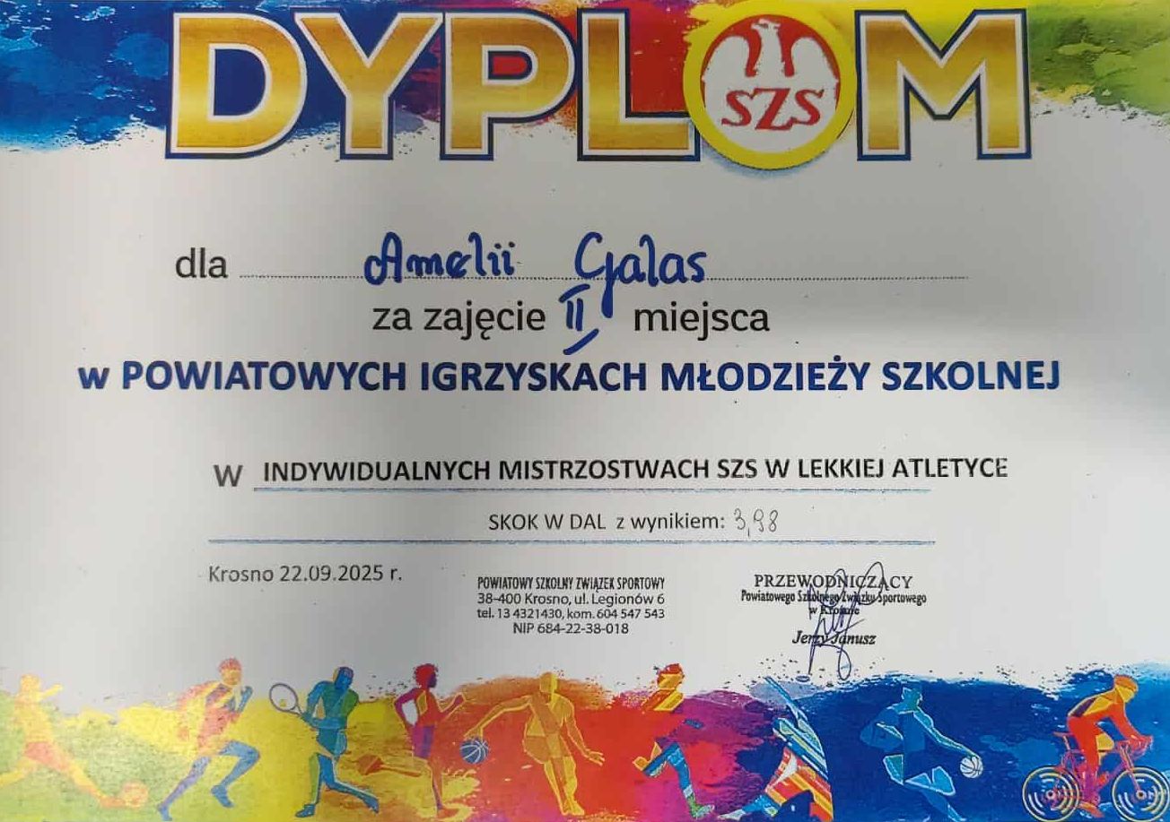 Sukcesy lekkoatletyczne