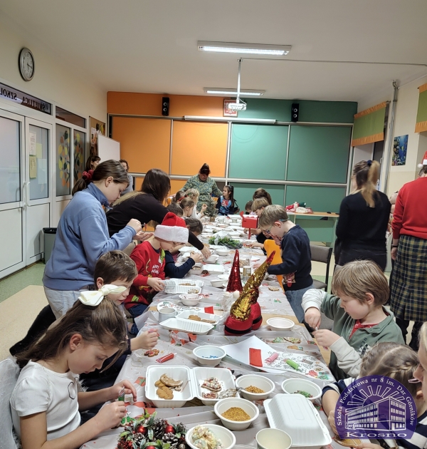 Rodzinne warsztaty piernikowe w SP8