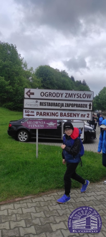 Klasy trzecie na zielonej szkole w Krynicy Zdroju