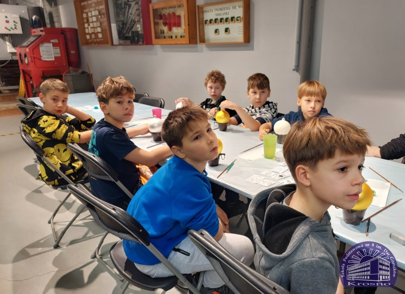 Klasa III a w Centrum Dziedzictwa Szkła w Krośnie