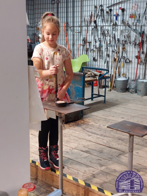 Klasa III a w Centrum Dziedzictwa Szkła w Krośnie