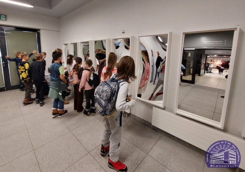Klasa III a w Centrum Dziedzictwa Szkła w Krośnie