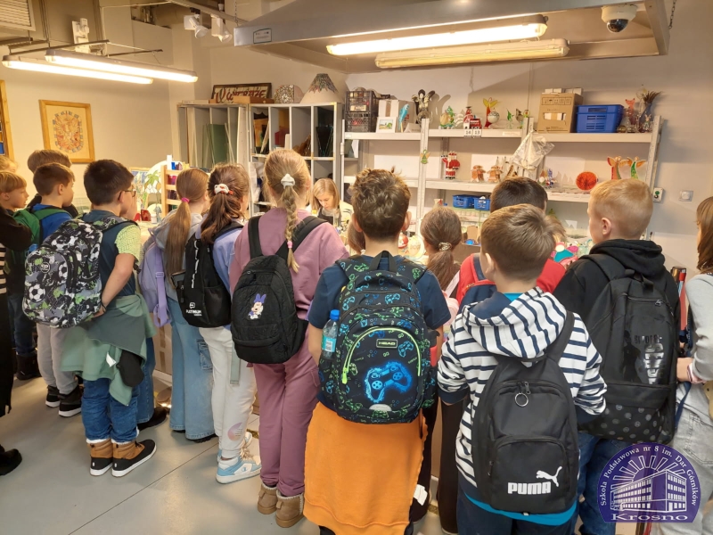 Klasa III a w Centrum Dziedzictwa Szkła w Krośnie