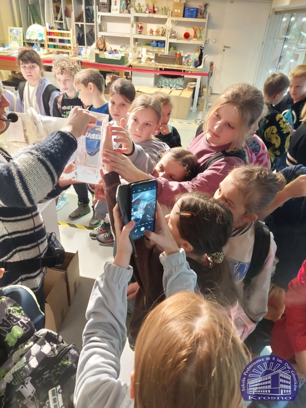 Klasa III a w Centrum Dziedzictwa Szkła w Krośnie