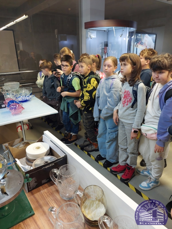 Klasa III a w Centrum Dziedzictwa Szkła w Krośnie