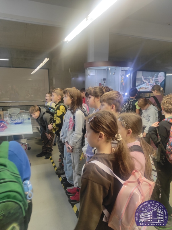 Klasa III a w Centrum Dziedzictwa Szkła w Krośnie