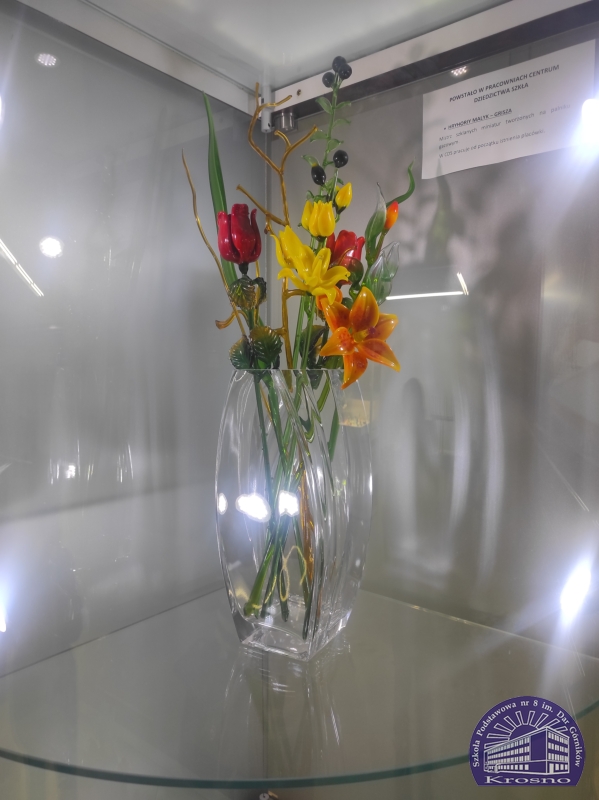 Klasa III a w Centrum Dziedzictwa Szkła w Krośnie