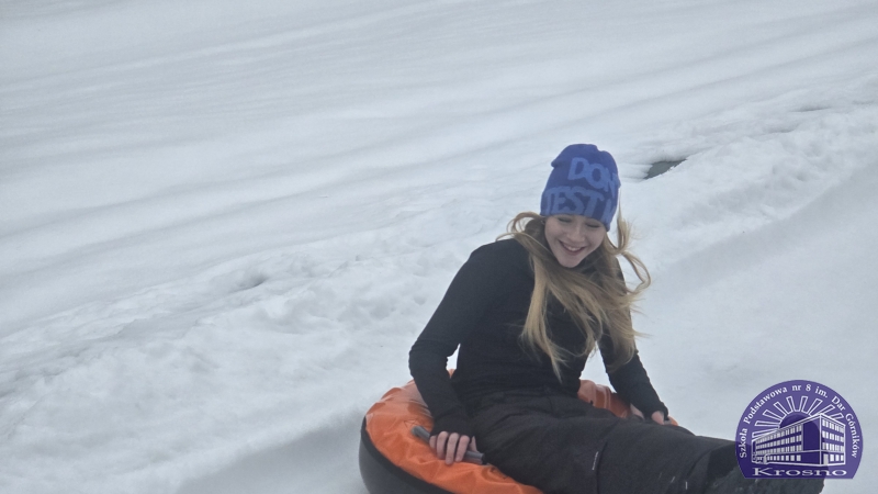 Zimowa przygoda klasy 7a w Pstrągowej