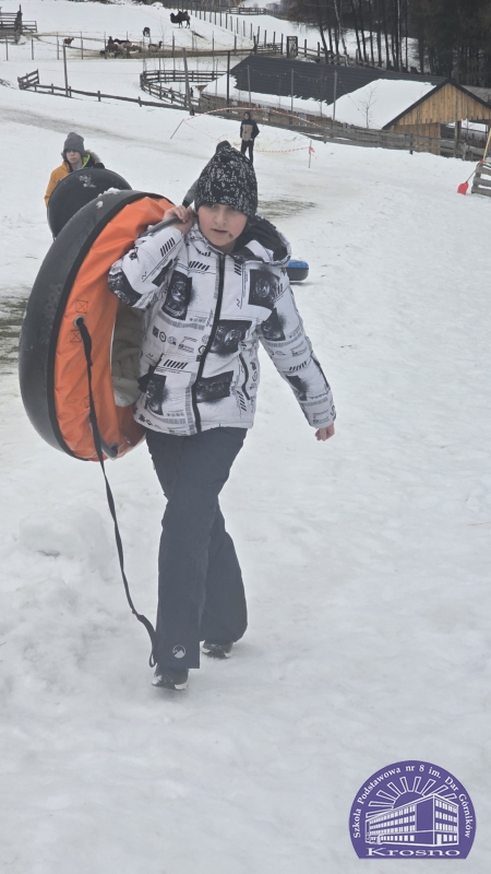 Zimowa przygoda klasy 7a w Pstrągowej