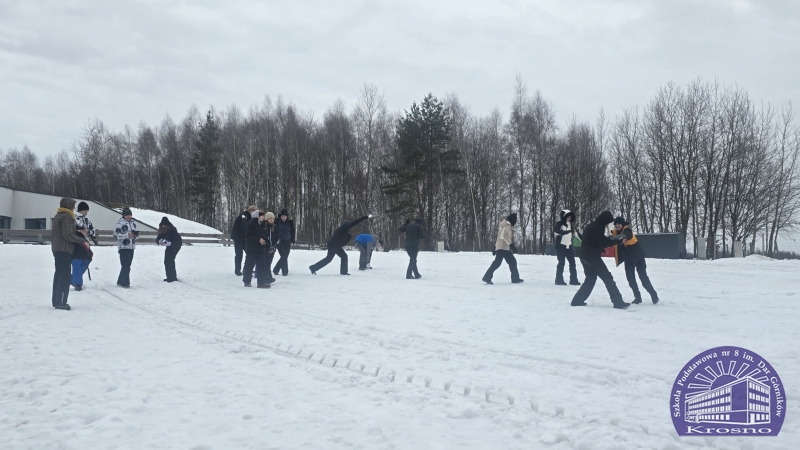 Zimowa przygoda klasy 7a w Pstrągowej