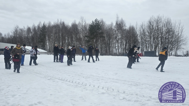 Zimowa przygoda klasy 7a w Pstrągowej