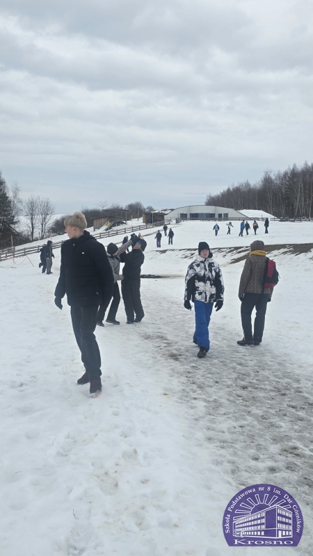 Zimowa przygoda klasy 7a w Pstrągowej