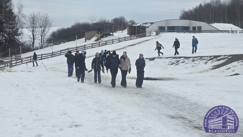 Zimowa przygoda klasy 7a w Pstrągowej