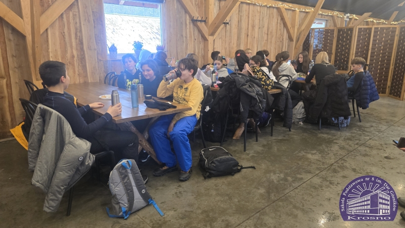 Zimowa przygoda klasy 7a w Pstrągowej