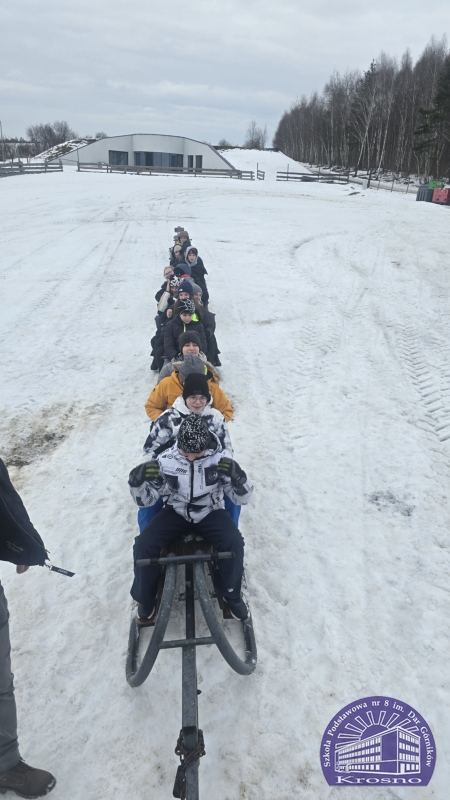 Zimowa przygoda klasy 7a w Pstrągowej