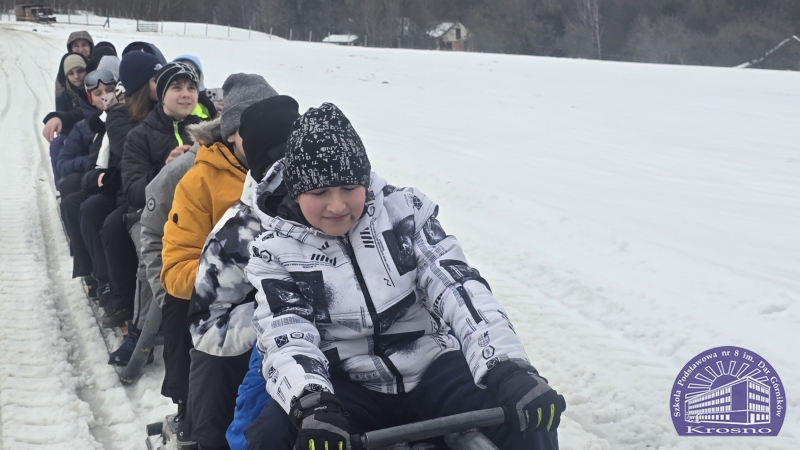 Zimowa przygoda klasy 7a w Pstrągowej