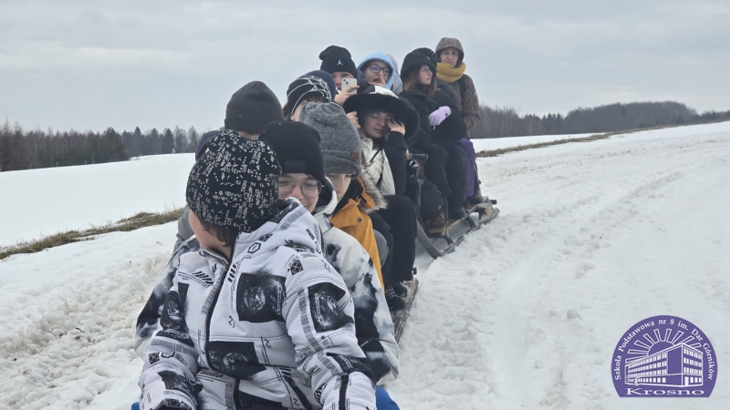 Zimowa przygoda klasy 7a w Pstrągowej