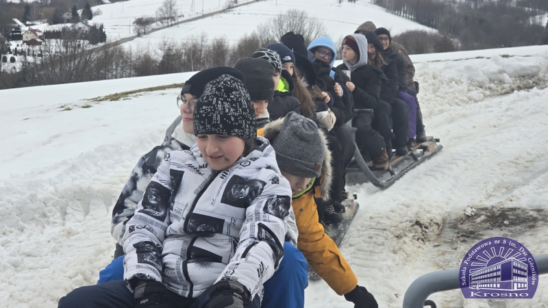Zimowa przygoda klasy 7a w Pstrągowej