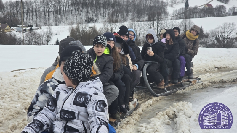 Zimowa przygoda klasy 7a w Pstrągowej