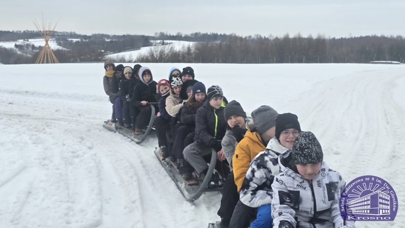 Zimowa przygoda klasy 7a w Pstrągowej
