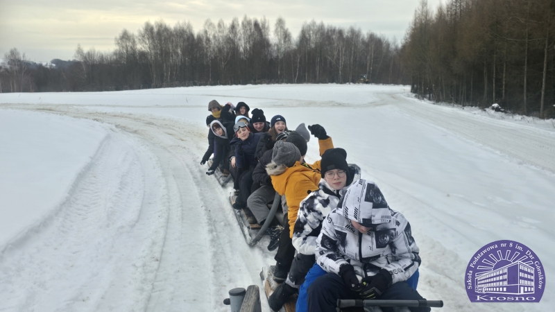 Zimowa przygoda klasy 7a w Pstrągowej