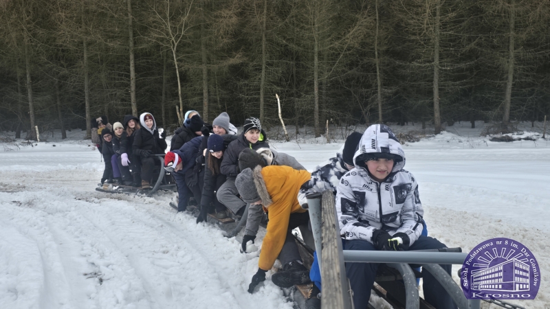 Zimowa przygoda klasy 7a w Pstrągowej