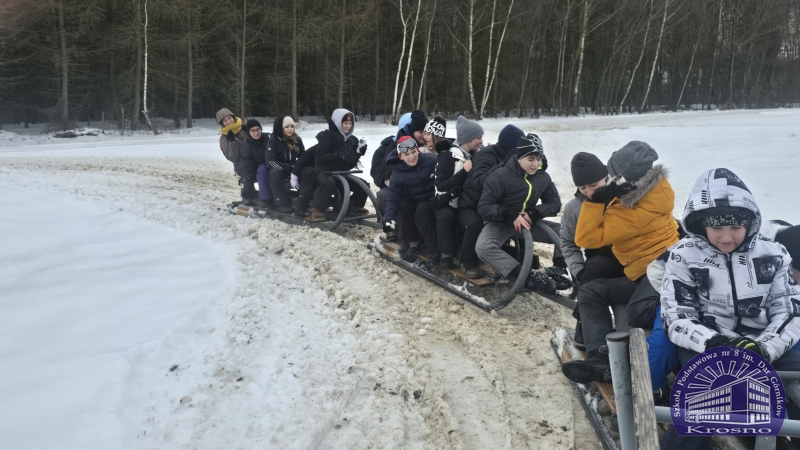 Zimowa przygoda klasy 7a w Pstrągowej