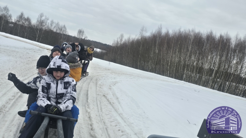 Zimowa przygoda klasy 7a w Pstrągowej