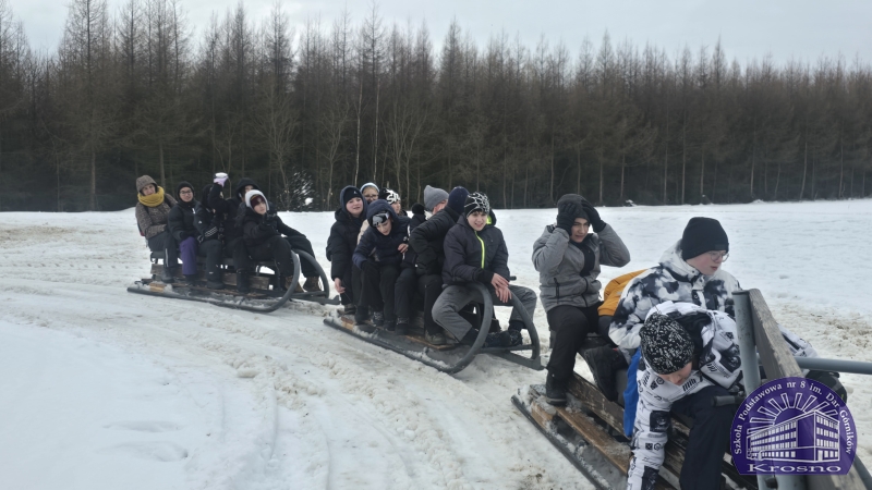 Zimowa przygoda klasy 7a w Pstrągowej