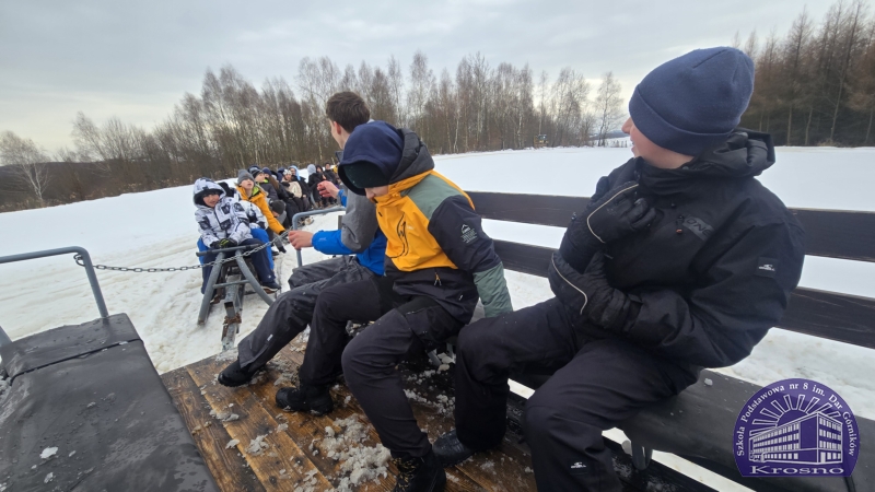 Zimowa przygoda klasy 7a w Pstrągowej