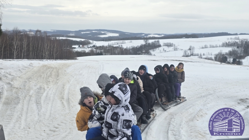 Zimowa przygoda klasy 7a w Pstrągowej