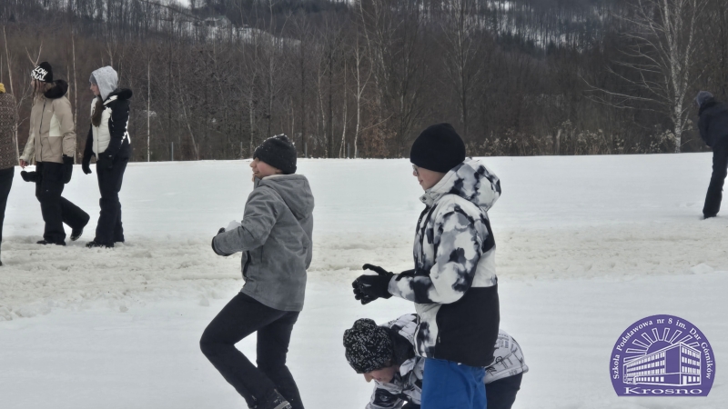 Zimowa przygoda klasy 7a w Pstrągowej