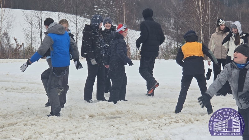 Zimowa przygoda klasy 7a w Pstrągowej