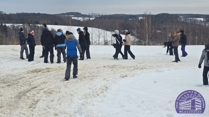 Zimowa przygoda klasy 7a w Pstrągowej