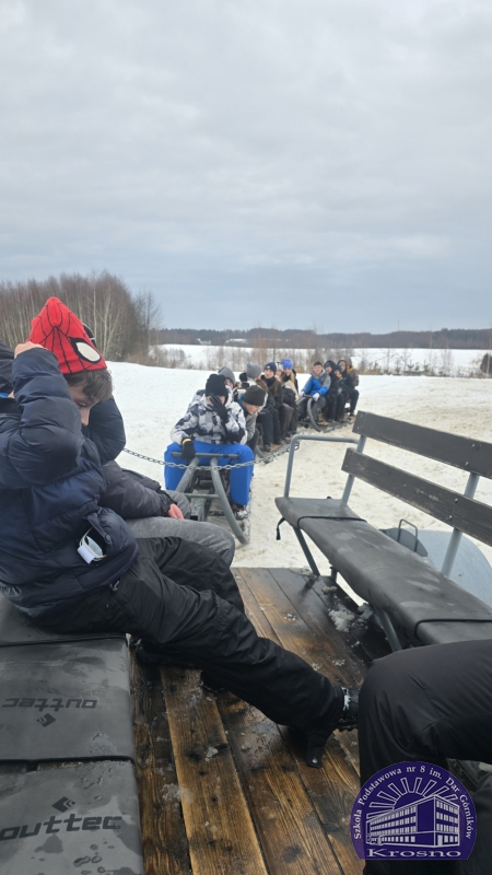 Zimowa przygoda klasy 7a w Pstrągowej