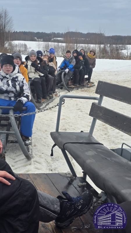 Zimowa przygoda klasy 7a w Pstrągowej